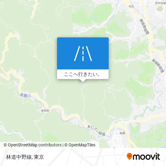 林道中野線地図