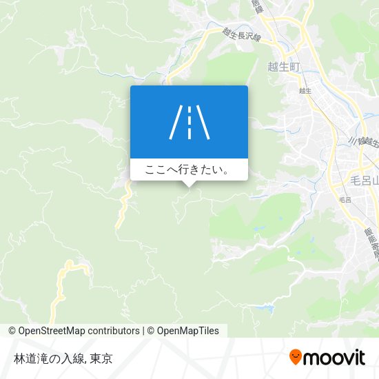 林道滝の入線地図