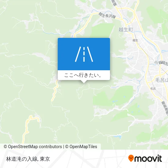 林道滝の入線地図