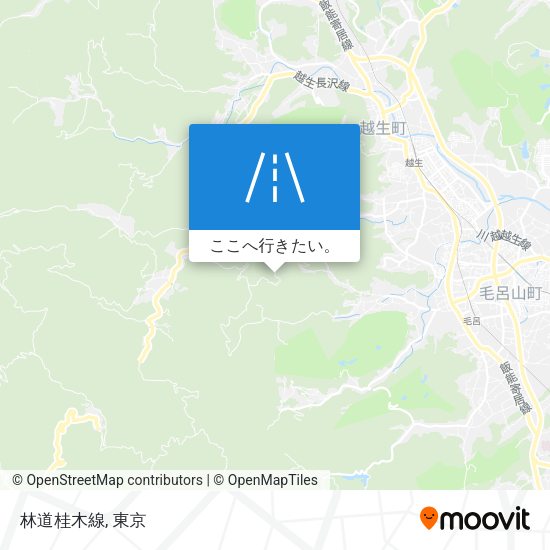 林道桂木線地図