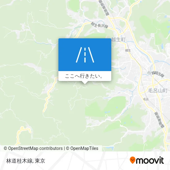 林道桂木線地図