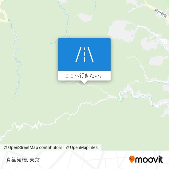 真峯嶺橋地図