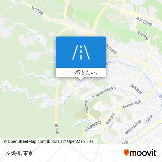 夕焼橋地図