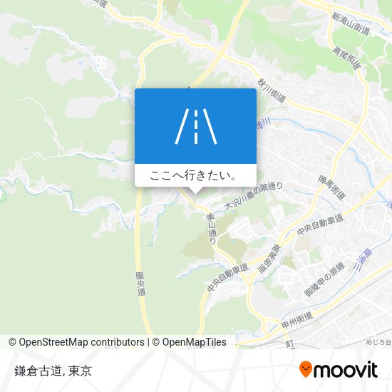 鎌倉古道地図
