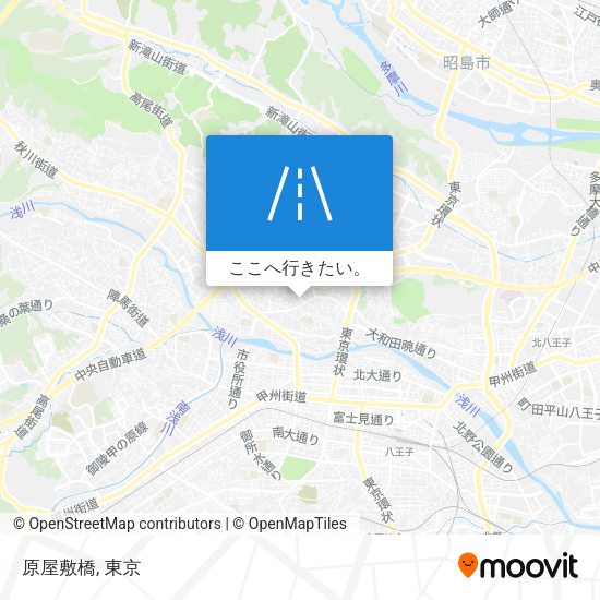 原屋敷橋地図