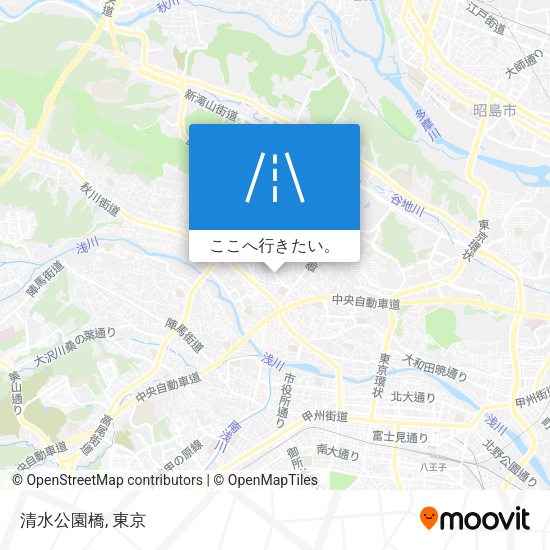 清水公園橋地図