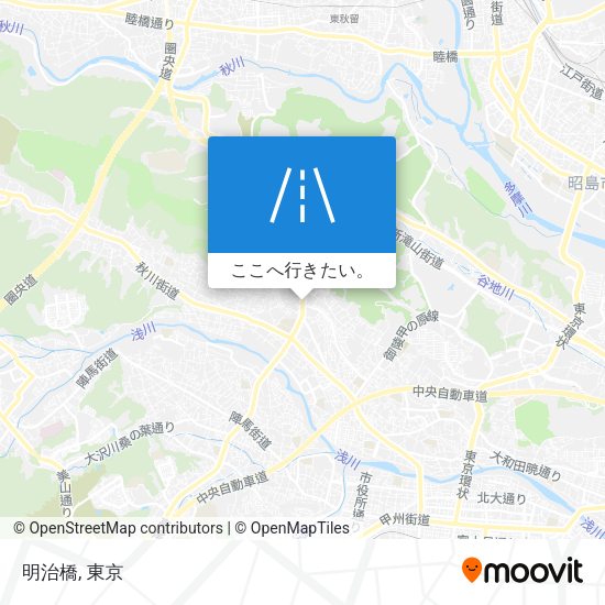 明治橋地図