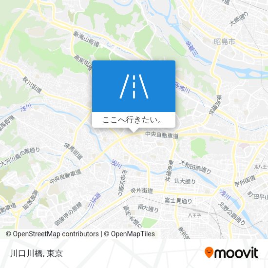 川口川橋地図