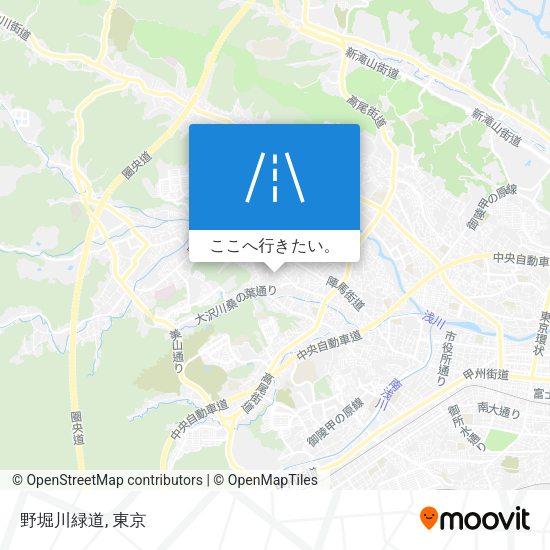 野堀川緑道地図