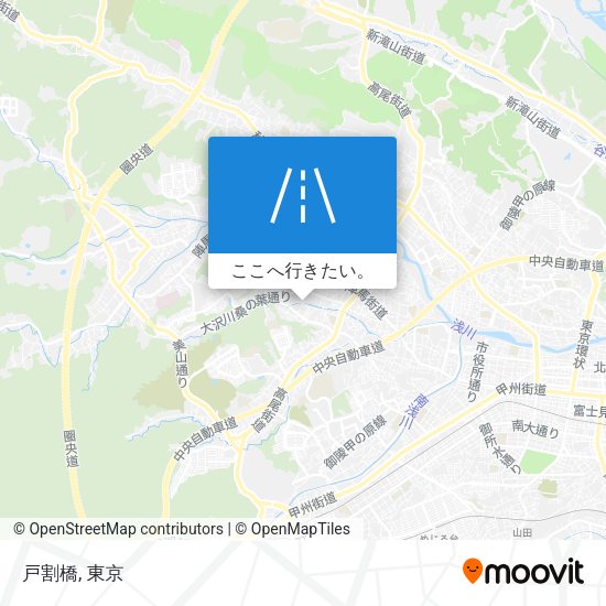 戸割橋地図