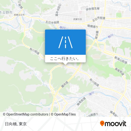 日向橋地図