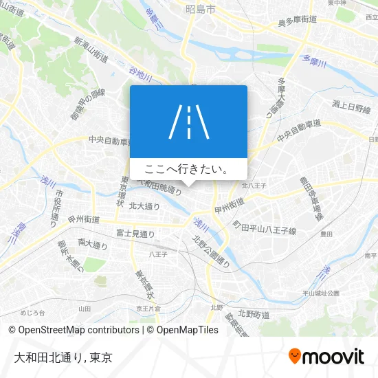 大和田北通り地図