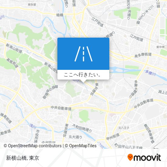 新横山橋地図