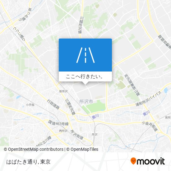 はばたき通り地図