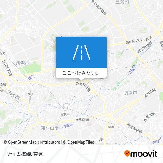 所沢青梅線地図