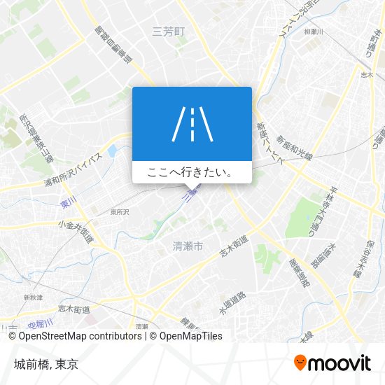 城前橋地図