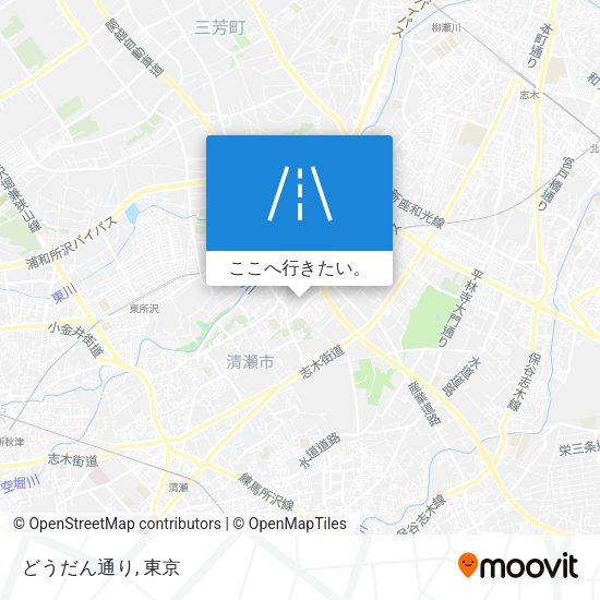 どうだん通り地図