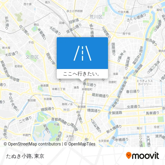 たぬき小路地図