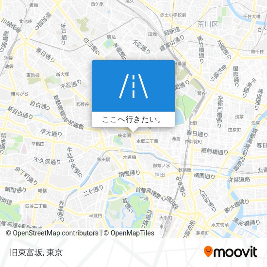 旧東富坂地図