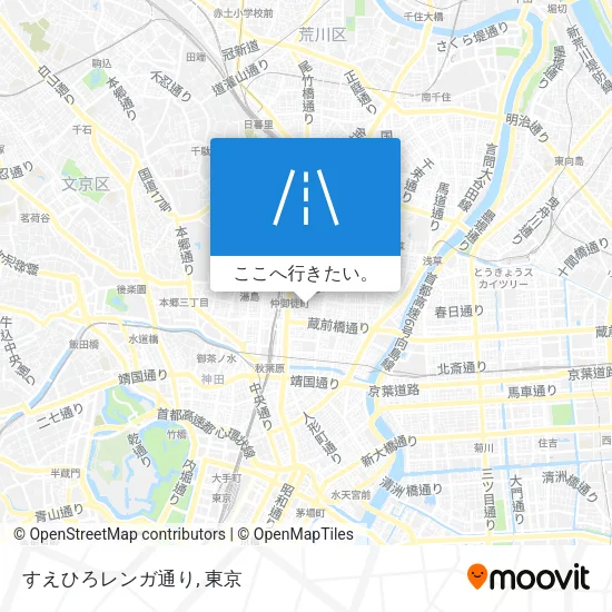 すえひろレンガ通り地図