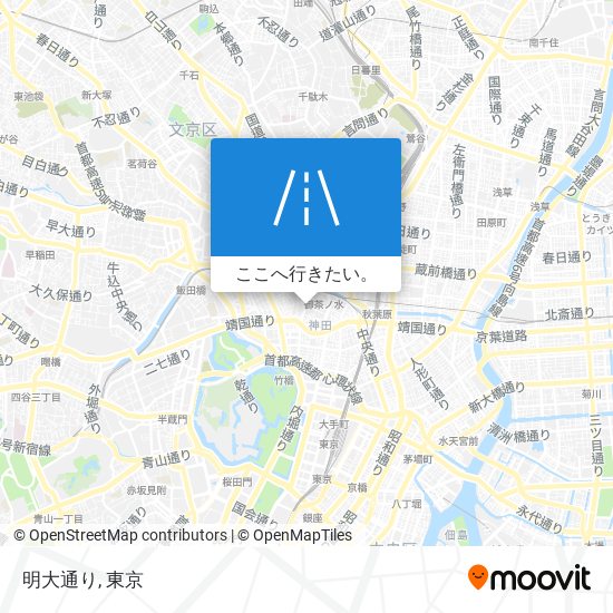 明大通り地図