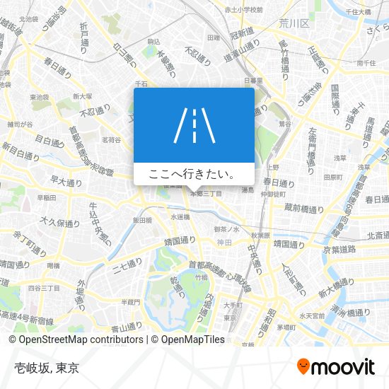 壱岐坂地図