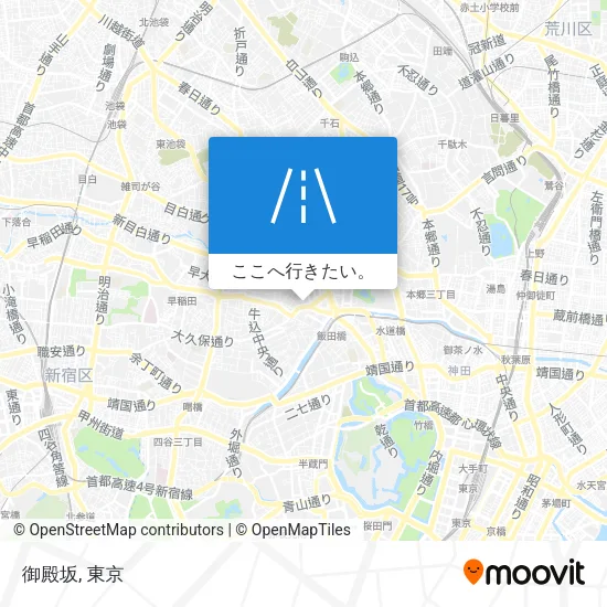 御殿坂地図