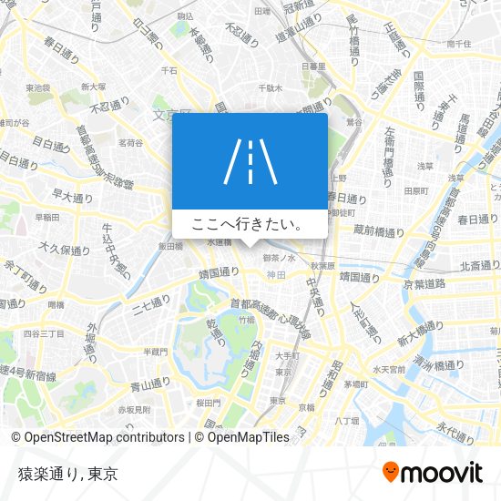 猿楽通り地図