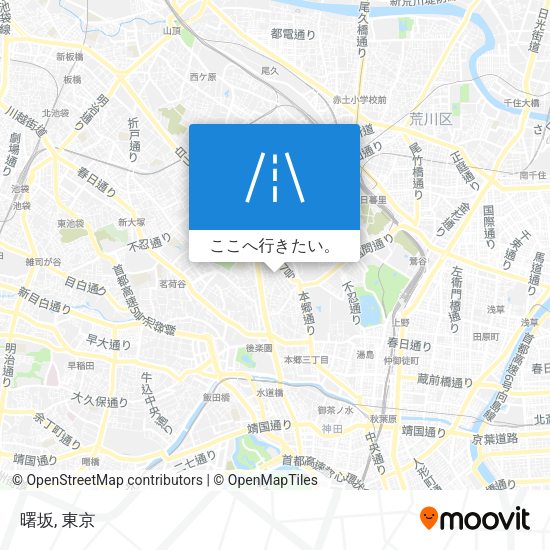 曙坂地図