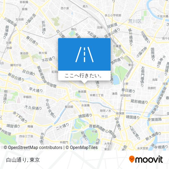 白山通り地図
