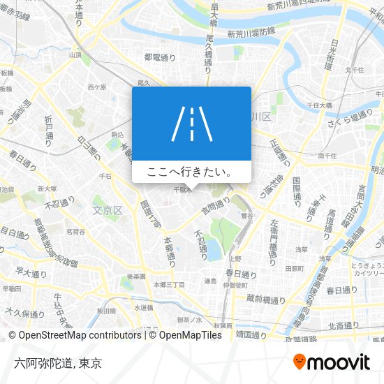 六阿弥陀道地図
