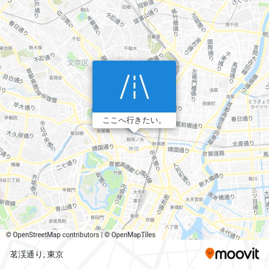 茗渓通り地図