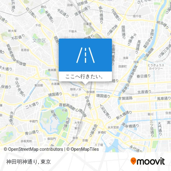 神田明神通り地図