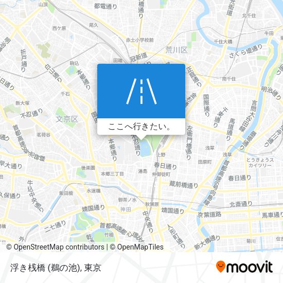 浮き桟橋 (鵜の池)地図