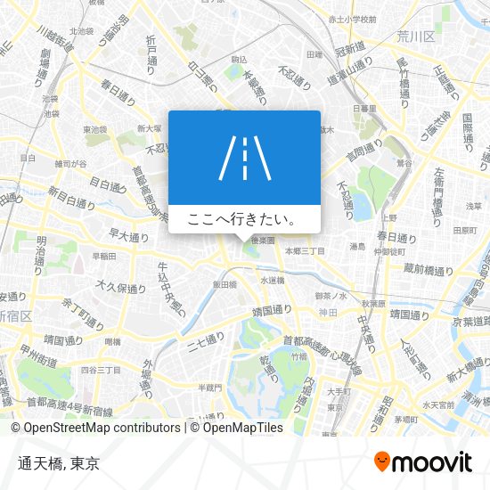 通天橋地図