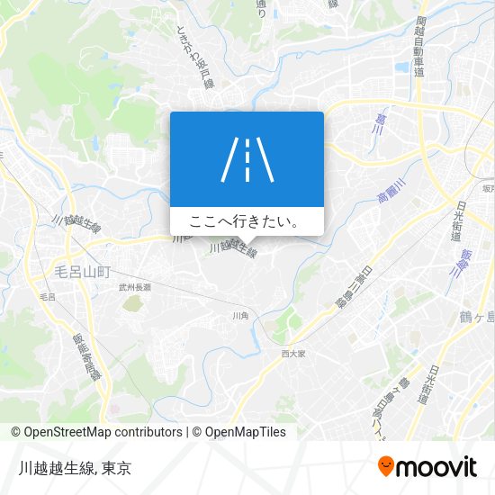 川越越生線地図