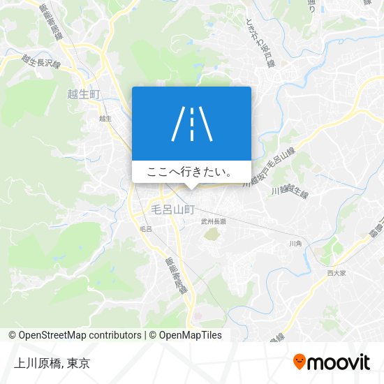上川原橋地図