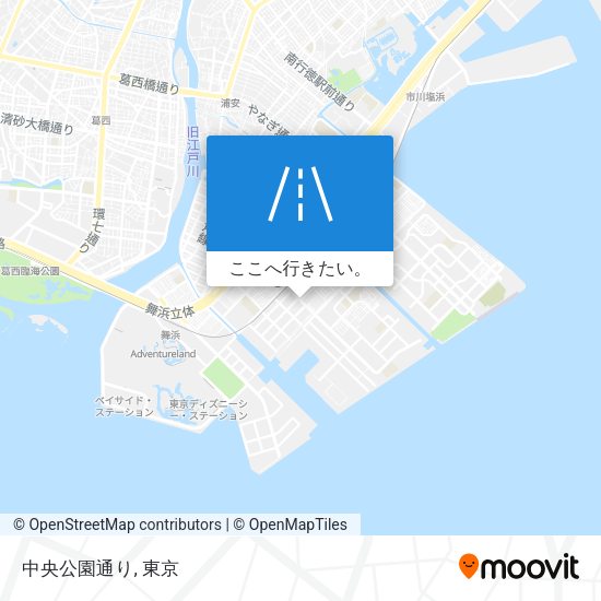 中央公園通り地図