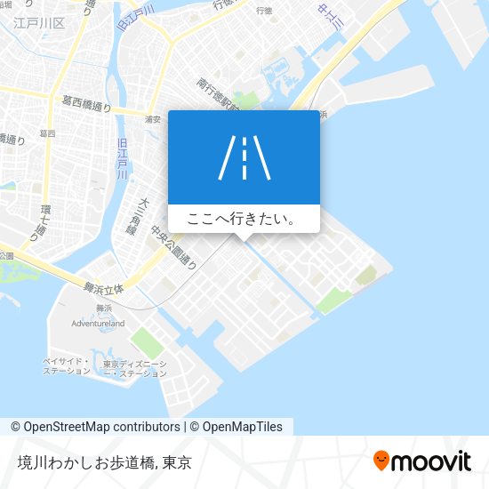 境川わかしお歩道橋地図