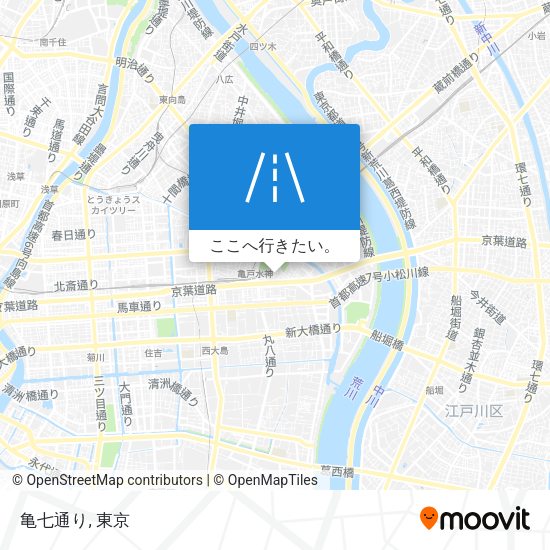 亀七通り地図