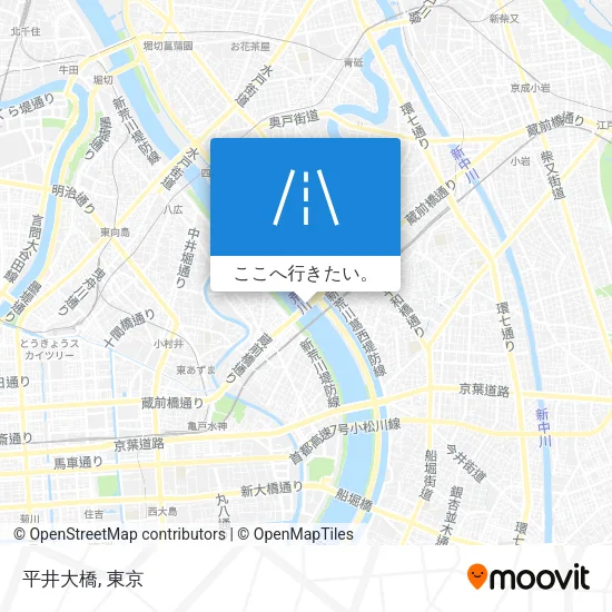 平井大橋地図