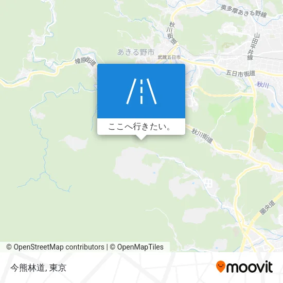 今熊林道地図