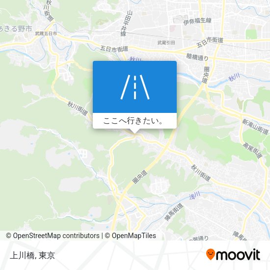 上川橋地図