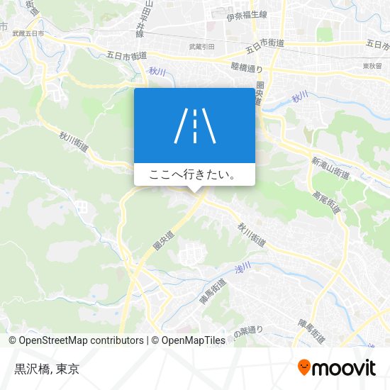 黒沢橋地図