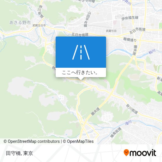 田守橋地図