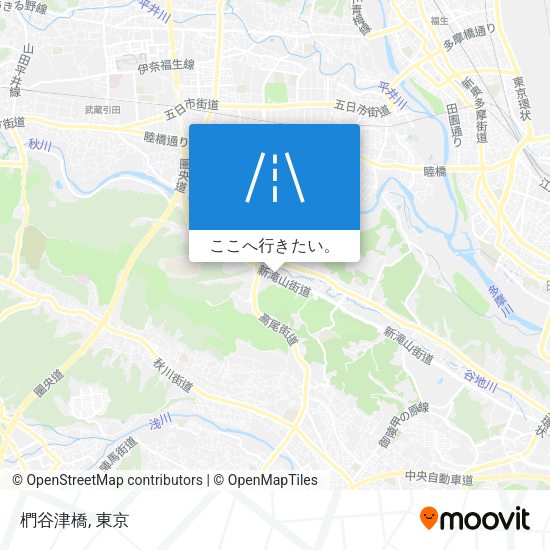 椚谷津橋地図