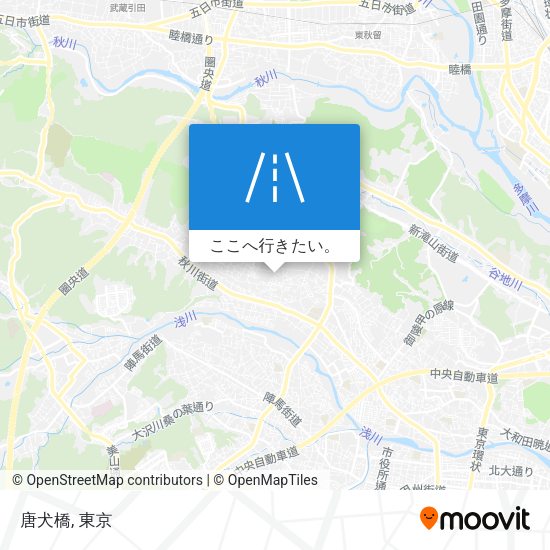 唐犬橋地図