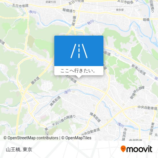 山王橋地図