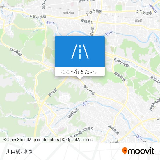 川口橋地図