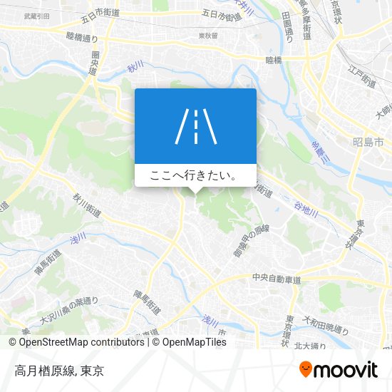高月楢原線地図